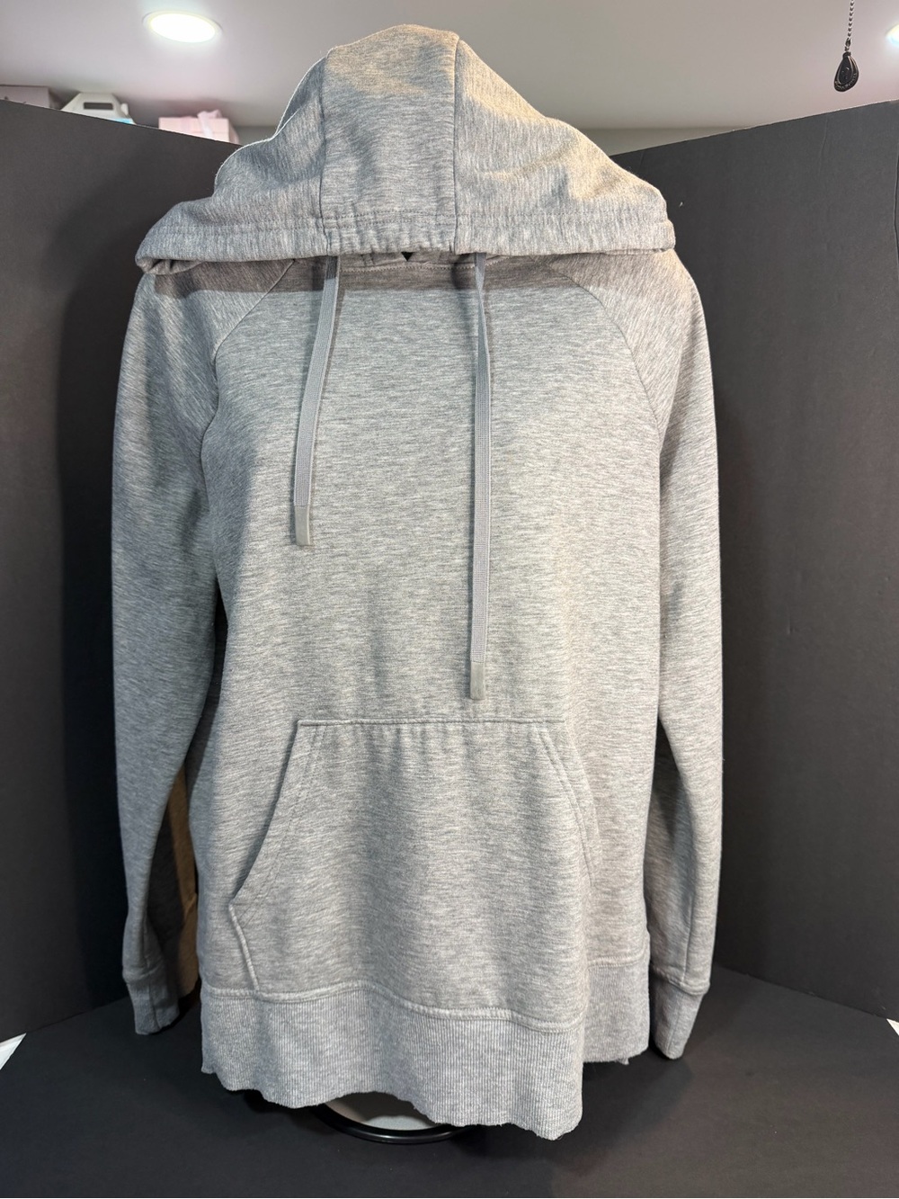 Athletic Works Gray Hooded Pullover Sweatshirt